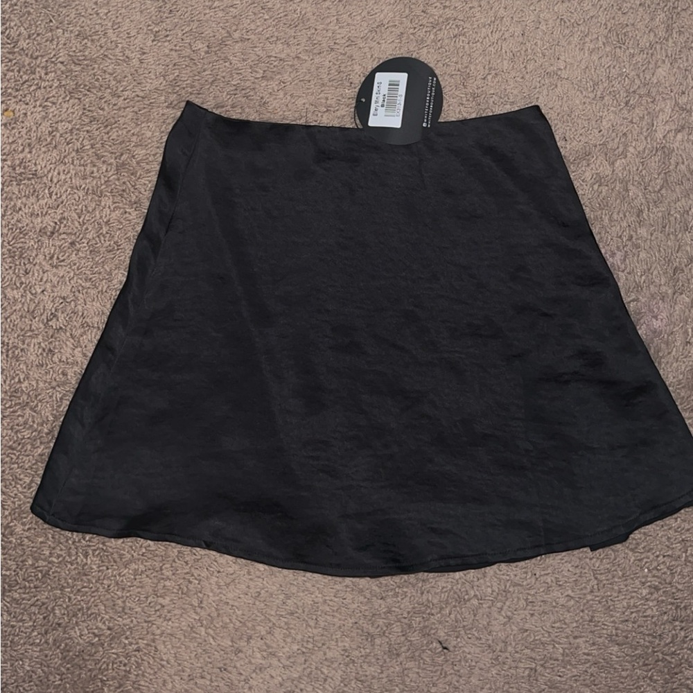 White Fox Boutique Black Mini Skirt